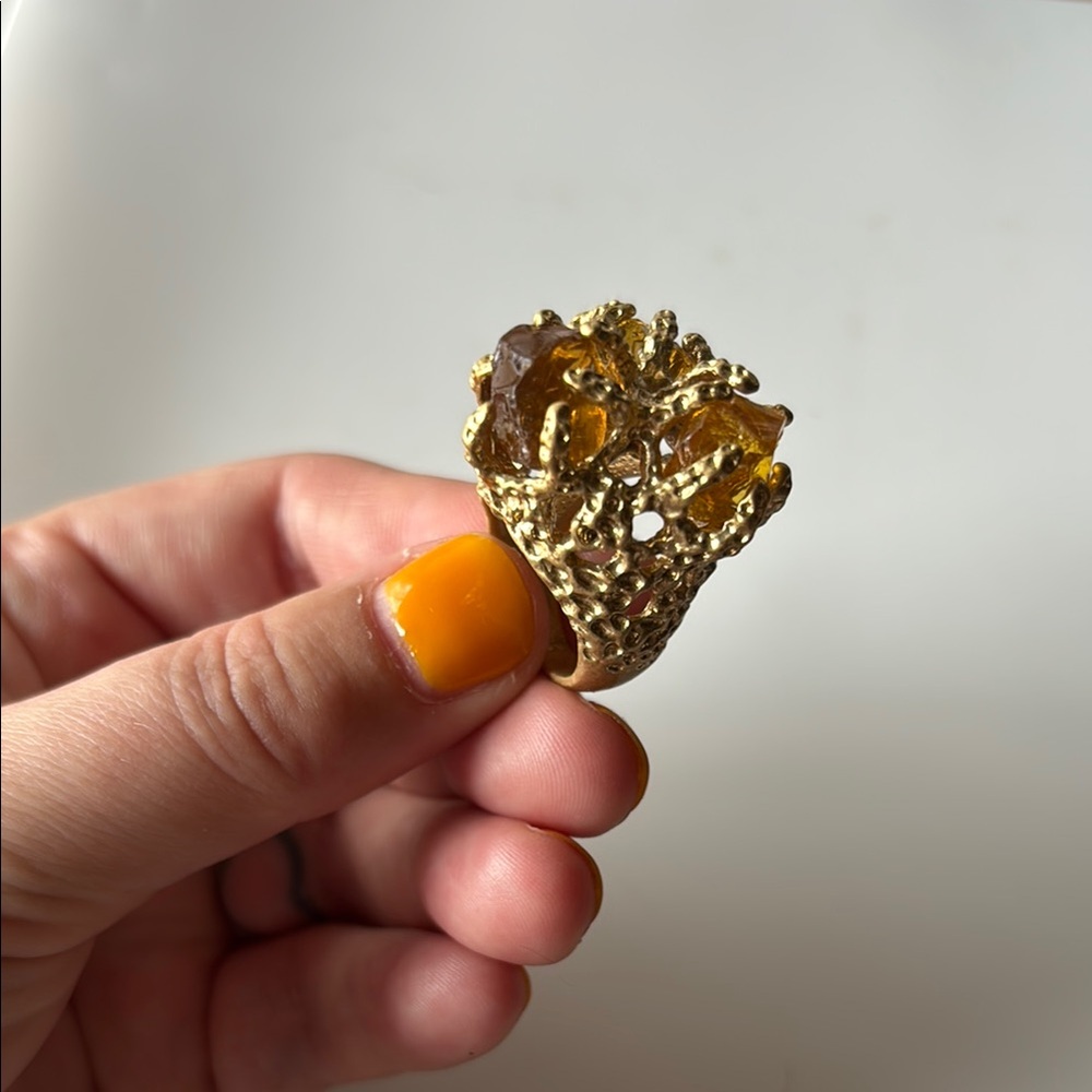 Elegant Gold Statement Ring